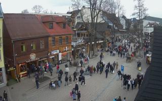 Krupówki Dolne - widok na deptak - 12-02-2026 13:52