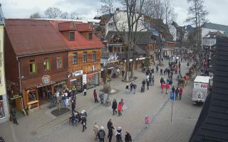 Krupówki Dolne - widok na deptak - 12-02-2026 14:22