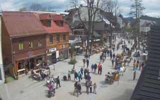 Krupówki Dolne - widok na deptak - 01-05-2026 11:29