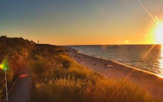 Dziwnów plaża - zachód - 12-08-2024 18:07