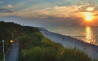 Dziwnów plaża - zachód - 20-08-2024 17:45