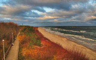 Dziwnów plaża - zachód - 18-11-2024 07:28