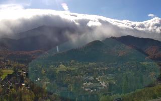 Szymoszkowa, widok na Tatry - 23-10-2025 09:40