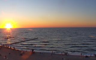 Mielno - widok na plażę zachód - 12-08-2024 18:23